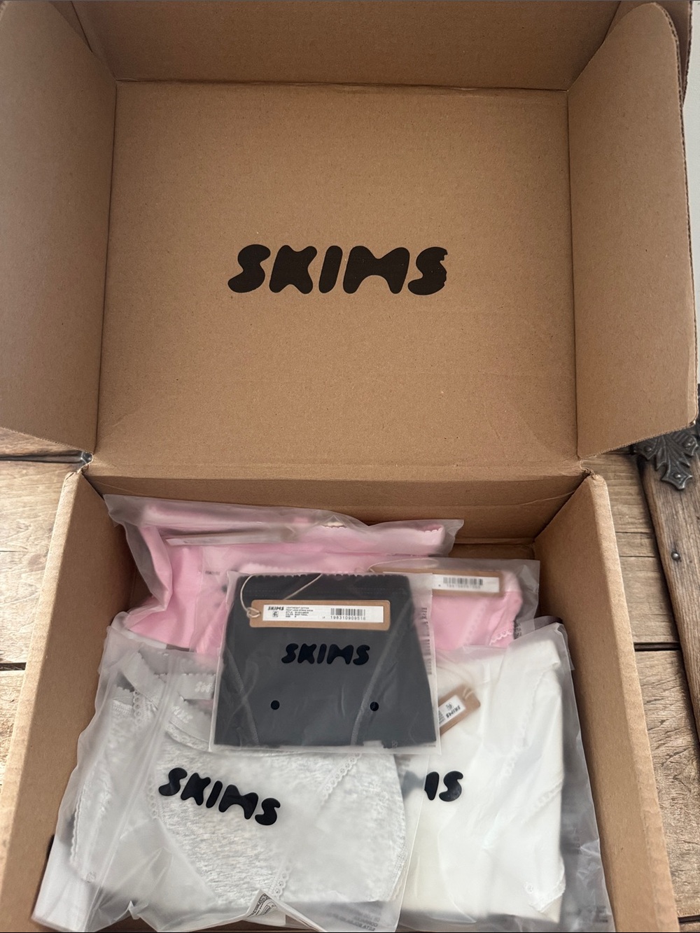 SKIMS Women’s Cotton Brief Panties Pack - 5 Units in Various Colors